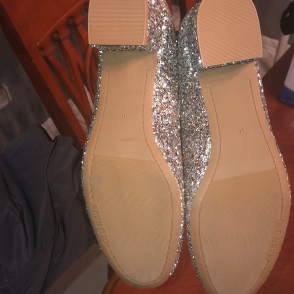Old navy shimmery pumps 1 inch heel. size 10 new tags - Picture 7 of 8